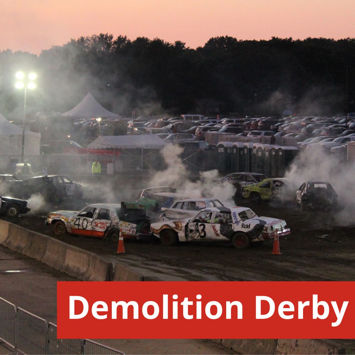 Demolition Derby Champlain Valley Fair